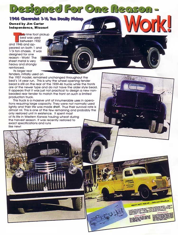 Features - **1941-1946 Chevy Truck Picture Thread** | Page 22 | The H.A